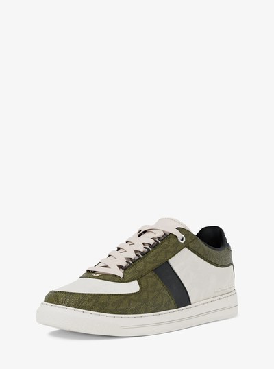 Brady Mixed-Media Sneaker in LT CRM MULTI | Michael Kors