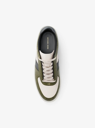 Brady Mixed-Media Sneaker in LT CRM MULTI | Michael Kors