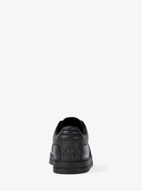 Brady Signature Logo and Leather Sneaker
