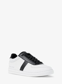 Brady Signature Logo and Leather Sneaker