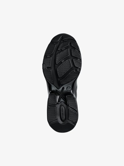 Leo Mixed-Media Trainer in STORM | Michael Kors