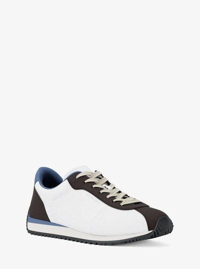 Rhodes Mixed-Media Trainer in FRCH BLU MLT | Michael Kors