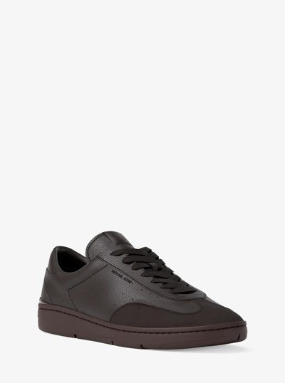 Wilton Leather Sneaker in CHOCOLATE | Michael Kors