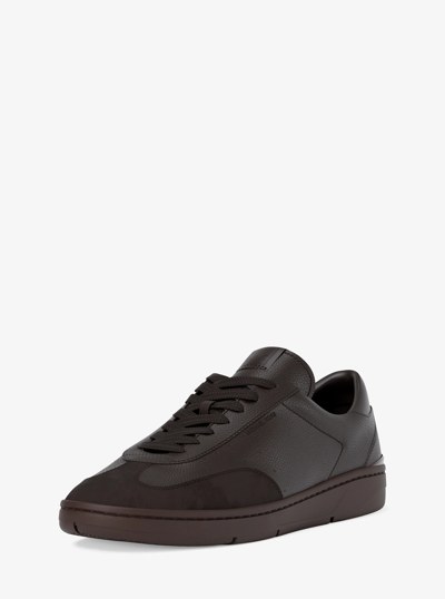 Wilton Leather Sneaker in CHOCOLATE | Michael Kors