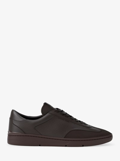 Wilton Leather Sneaker in CHOCOLATE | Michael Kors