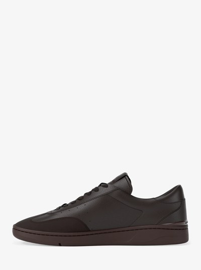 Wilton Leather Sneaker in CHOCOLATE | Michael Kors