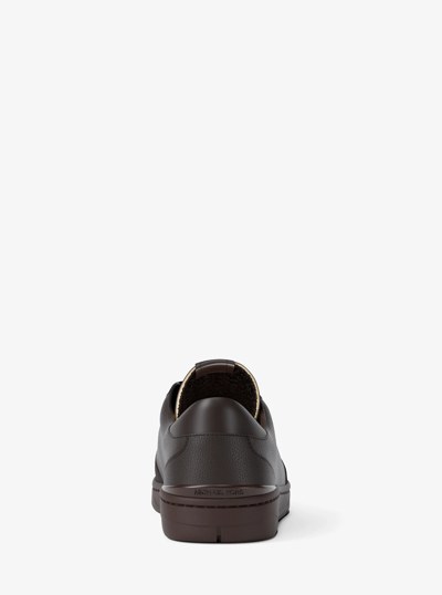 Wilton Leather Sneaker in CHOCOLATE | Michael Kors