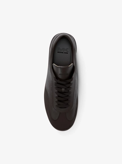 Wilton Leather Sneaker in CHOCOLATE | Michael Kors
