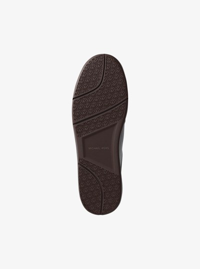 Wilton Leather Sneaker in CHOCOLATE | Michael Kors