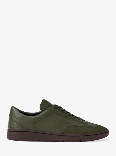 Wilton Leather Sneaker in IVY | Michael Kors