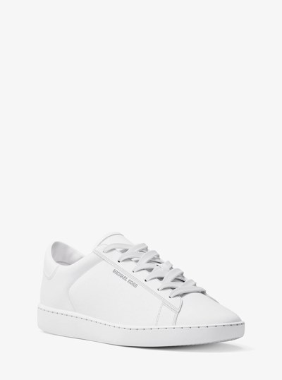 Reign Leather Sneaker in OPTIC WHITE | Michael Kors