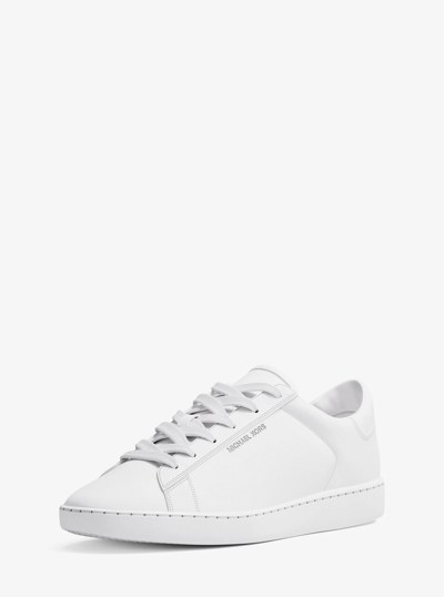 Reign Leather Sneaker in OPTIC WHITE | Michael Kors
