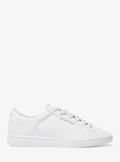 Reign Leather Sneaker in OPTIC WHITE | Michael Kors