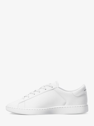 Reign Leather Sneaker in OPTIC WHITE | Michael Kors