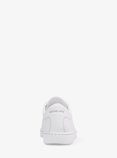 Reign Leather Sneaker in OPTIC WHITE | Michael Kors