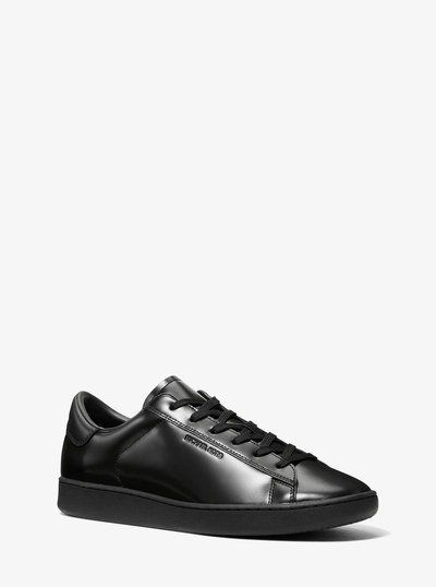 Reign Patent Leather Sneaker in BLACK | Michael Kors