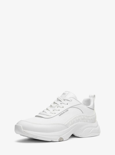 Hartley Leather Trainer in BRIGHT WHT | Michael Kors