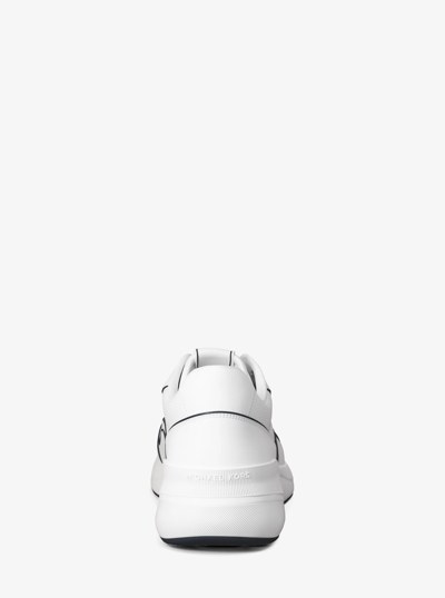 Trevor Leather and Mesh Trainer in NAVY/WHITE | Michael Kors
