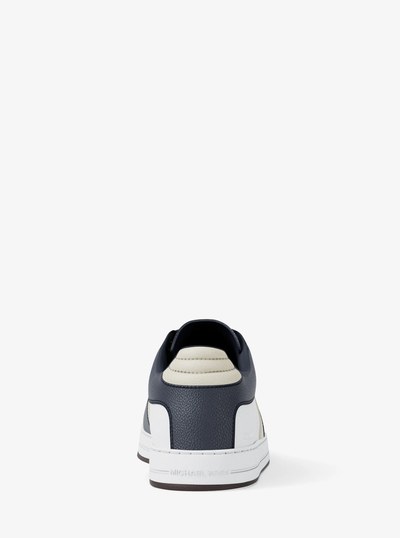 Brady Color-Block Leather Sneaker in NAVY | Michael Kors
