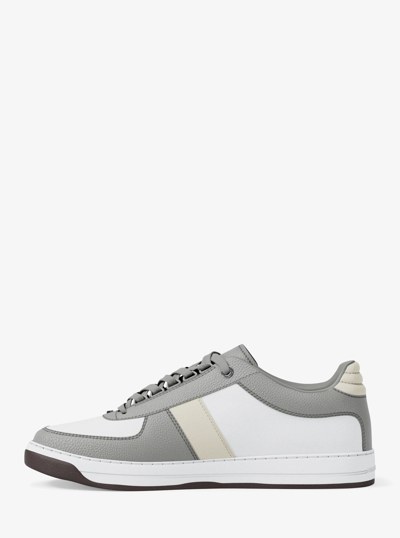 Brady Color-Block Leather Sneaker in QUARRY GREY | Michael Kors