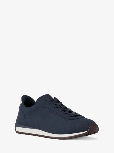 Rhodes Suede Trainer in NAVY | Michael Kors