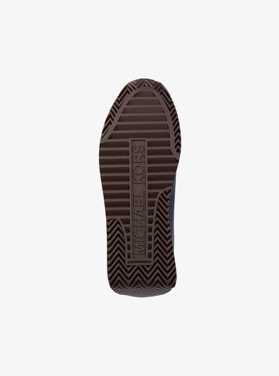 Rhodes Suede Trainer in NAVY | Michael Kors
