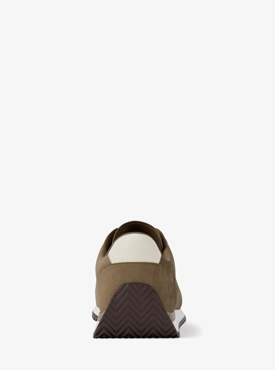 Rhodes Suede Trainer in HUSK | Michael Kors