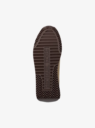Rhodes Suede Trainer in HUSK | Michael Kors