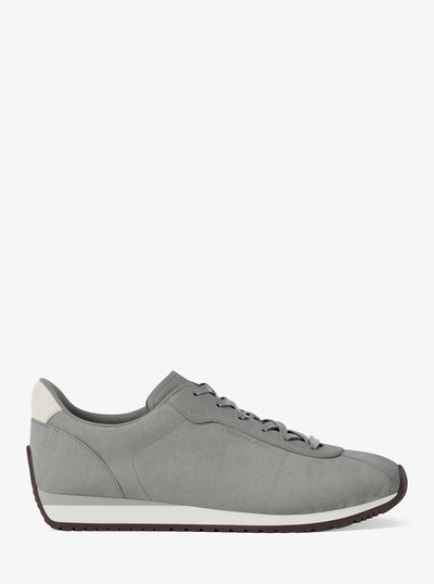 Rhodes Suede Trainer in QUARRY GREY | Michael Kors