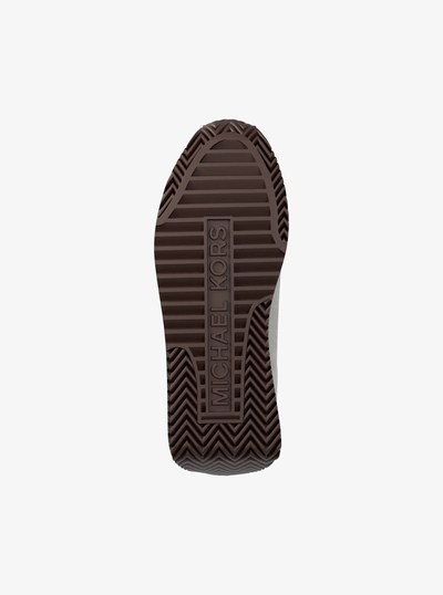 Rhodes Suede Trainer in QUARRY GREY | Michael Kors