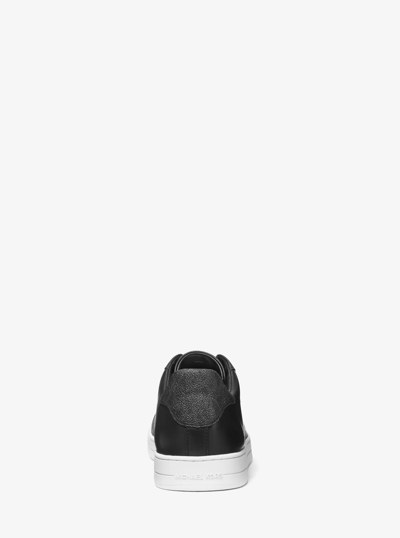 Keating Leather Slip-On Sneaker in BLACK | Michael Kors