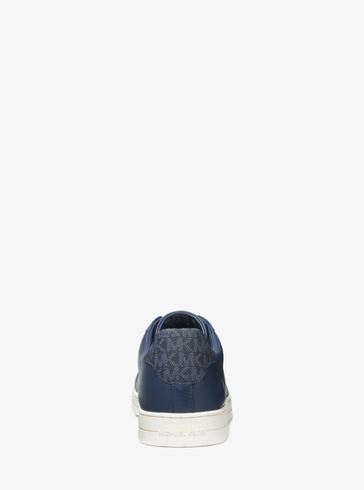 Keating Leather Slip-On Sneaker in NAVY | Michael Kors