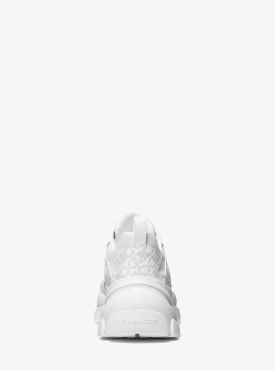 Nick Empire Signature Logo and Leather Trainer