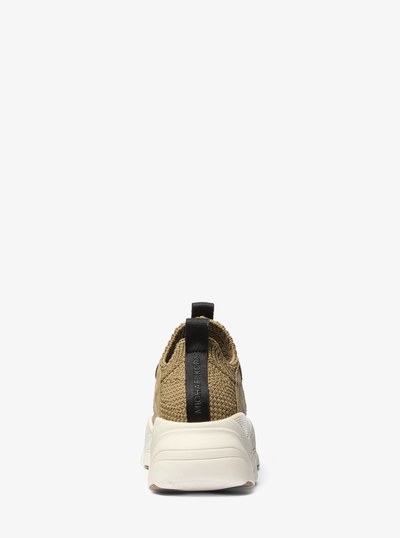 Atlas Stretch Knit Trainer in SAFARI GREEN | Michael Kors