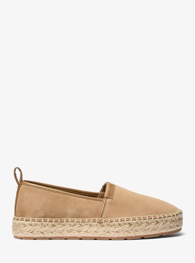 Elias Suede Slip-On Espadrille in HUSK | Michael Kors