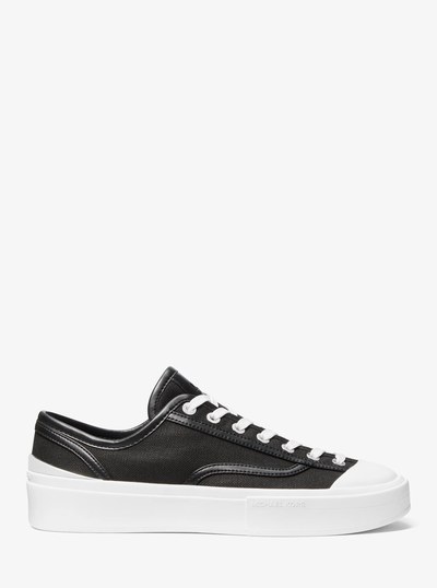 Jude Linen Blend Sneaker in BLACK | Michael Kors