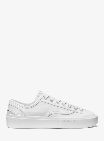 Jude Linen Blend Sneaker in OPTIC WHITE | Michael Kors