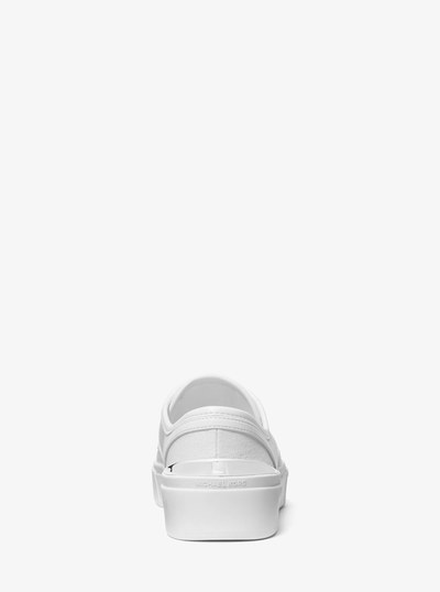 Jude Linen Blend Sneaker in OPTIC WHITE | Michael Kors