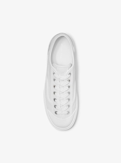 Jude Linen Blend Sneaker in OPTIC WHITE | Michael Kors