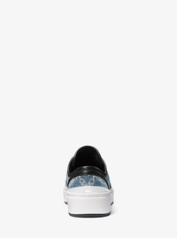 Espadrille Jude en denim jacquard &agrave; motif de losanges Empire