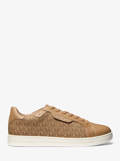 Keating Signature Logo Sneaker in HUSK | Michael Kors