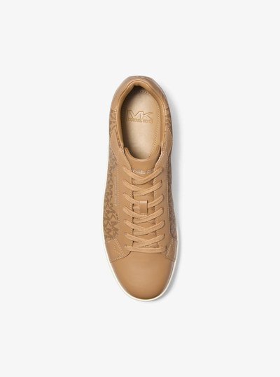Keating Signature Logo Sneaker in HUSK | Michael Kors