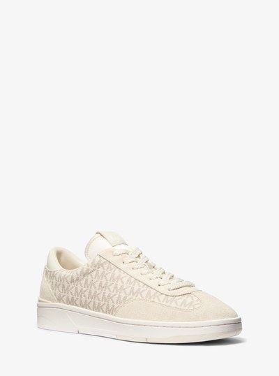 Wilton Signature Logo Sneaker in VANILLA | Michael Kors
