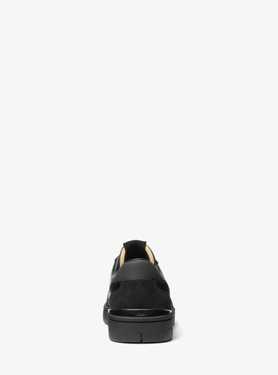 Wilton Leather and Suede Sneaker in BLACK | Michael Kors