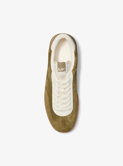 Wilton Suede Sneaker in SAFARI GREEN | Michael Kors