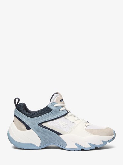 Chase Mixed-Media Trainer in CHAMBRAY | Michael Kors