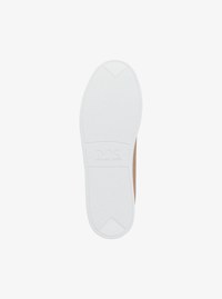 Keating Crocodile Embossed Suede and Leather Sneaker