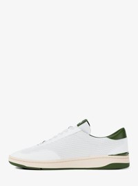 Espadrille Wilton en cuir perfor&eacute;