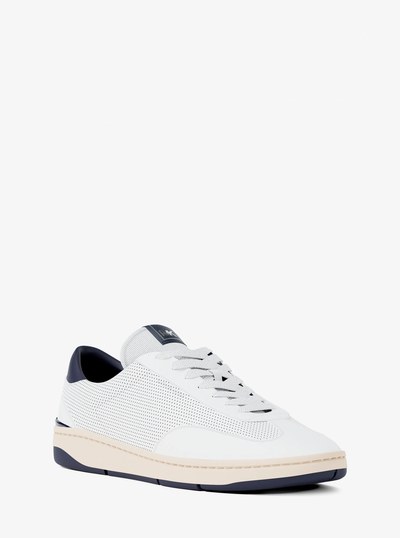 Wilton Perforated Leather Sneaker in DRESS BLUES | Michael Kors