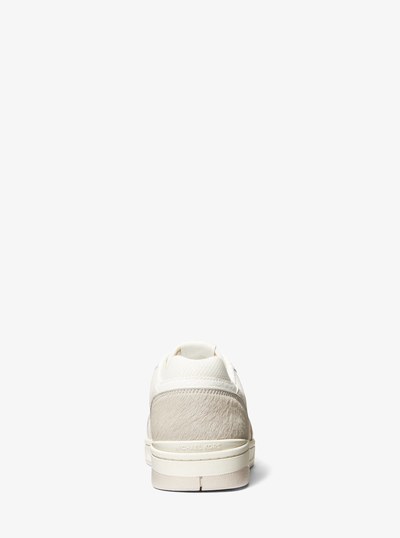 Rebel Mixed-Media Sneaker in BONE MULTI | Michael Kors